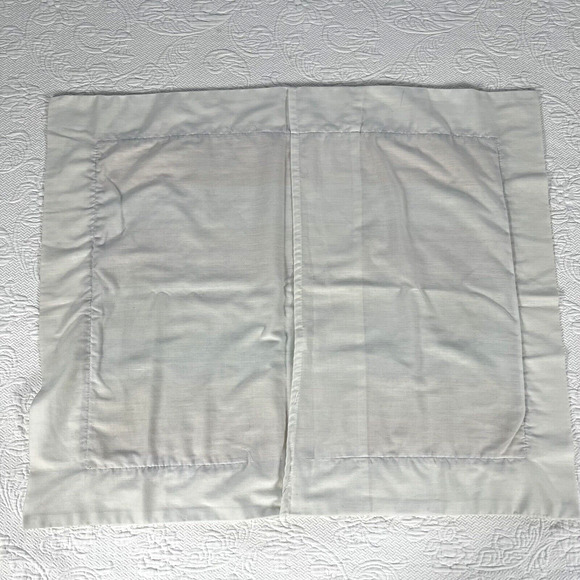 VTG JP Stevens Pillow Sham Pastel Stripe White Edge 80s Cotton 31"x26" Retro '82 - Picture 6 of 16